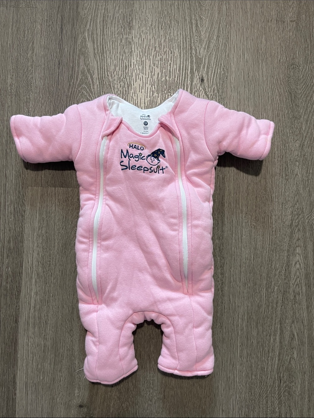 Halo Pink Magic Sleepsuit Infant Sleepsuit with Dual Zippers